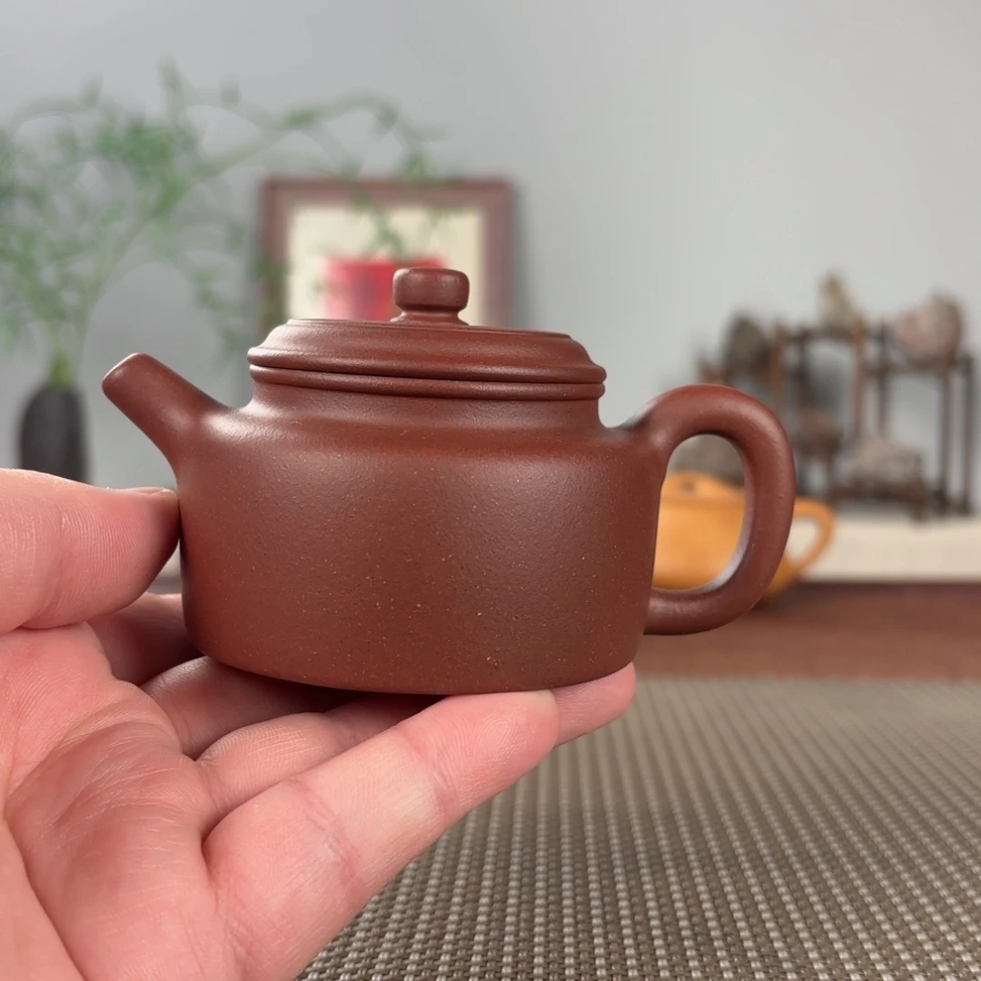 逐***端紫砂茶壶微瑕黄龙山原矿紫砂壶