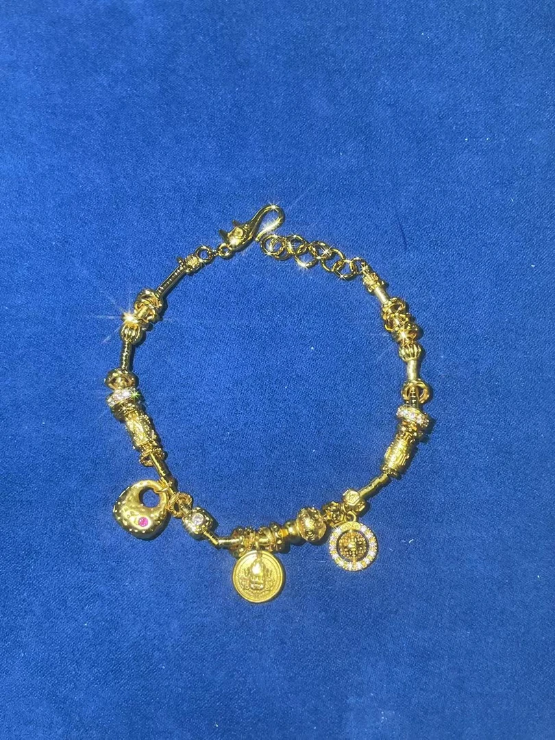 a1417黄色多宝手链多样性发货