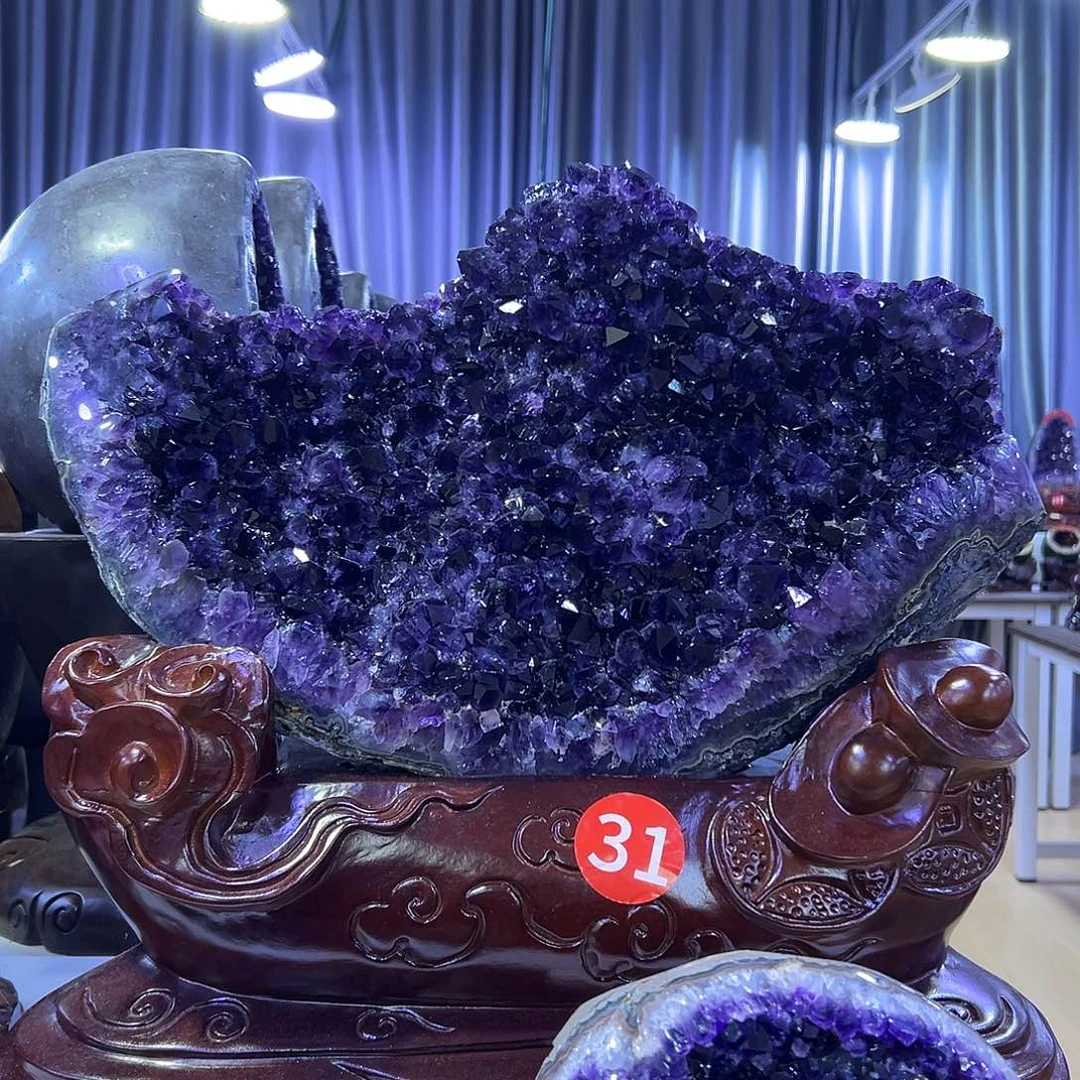 紫晶大型摆件（非配饰）未镶嵌