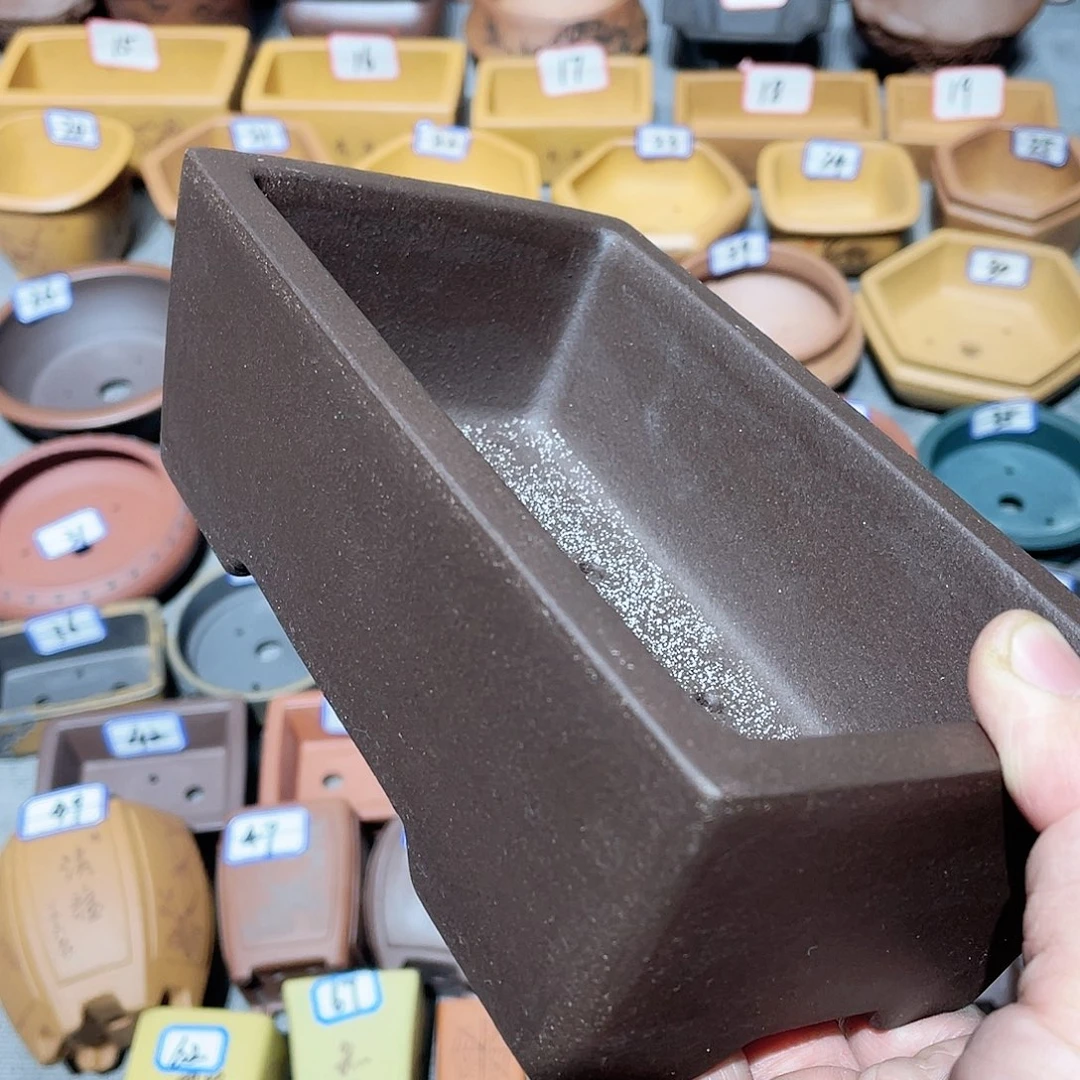 紫砂小盆15.5*8.5*4.5cmm