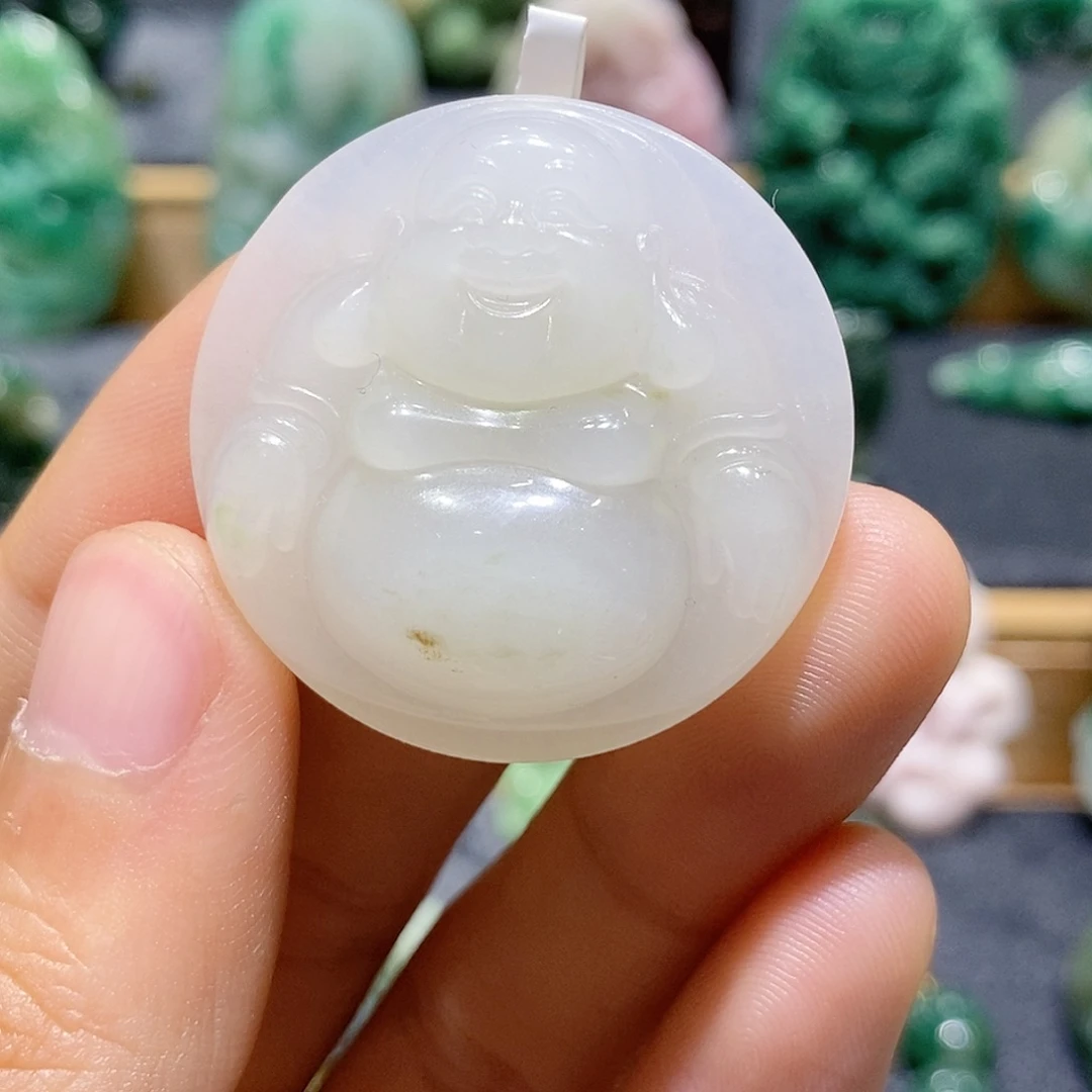 独山玉未镶嵌吊坠