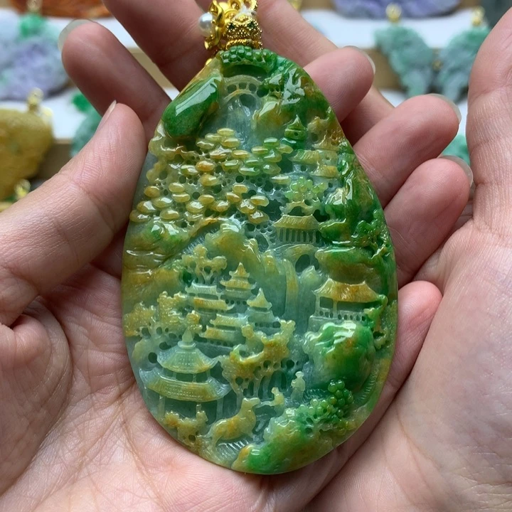 颈饰未镶嵌翡翠翡翠