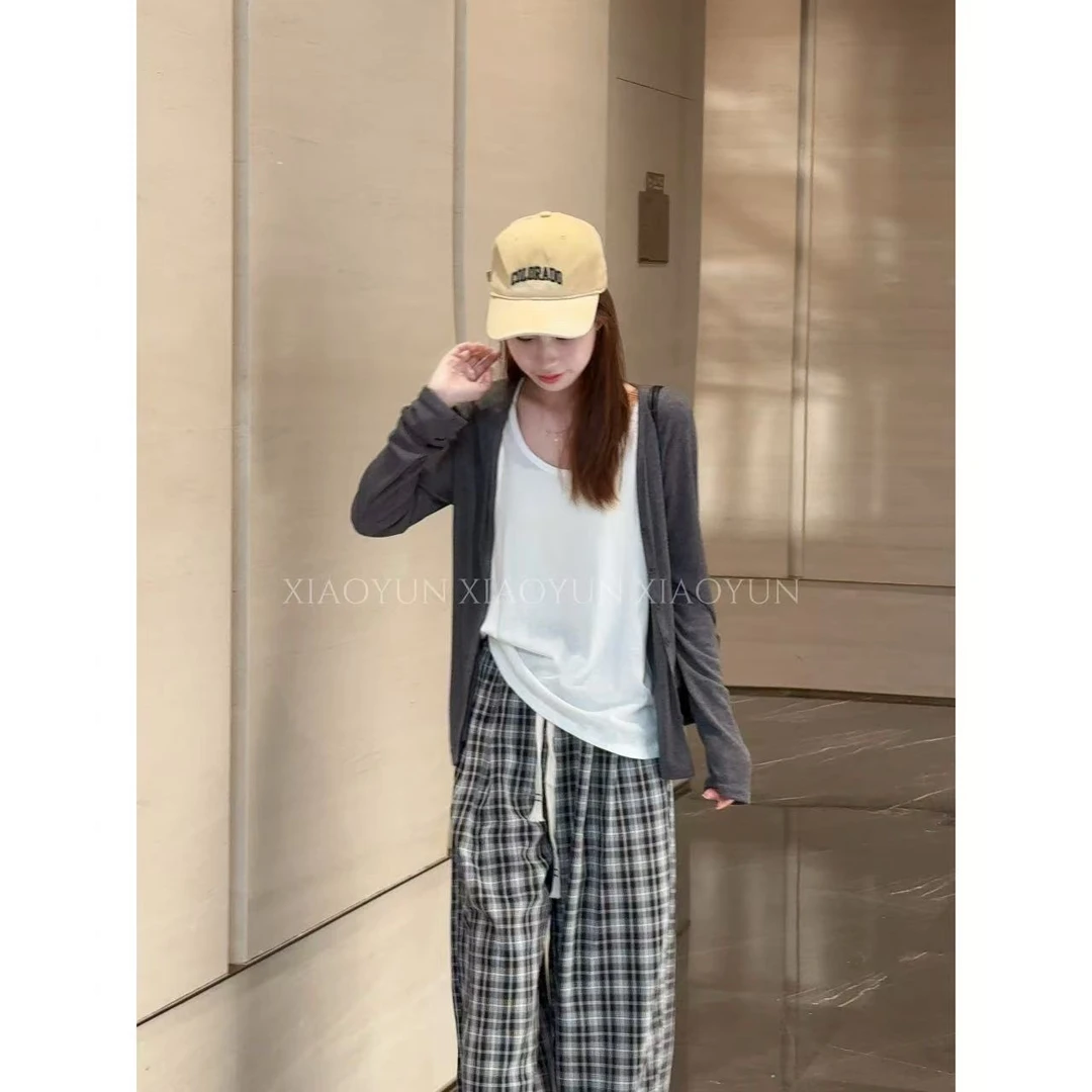 开衫+吊带背心 小允姐姐2025新款气质高级开衫+吊带背心两件套