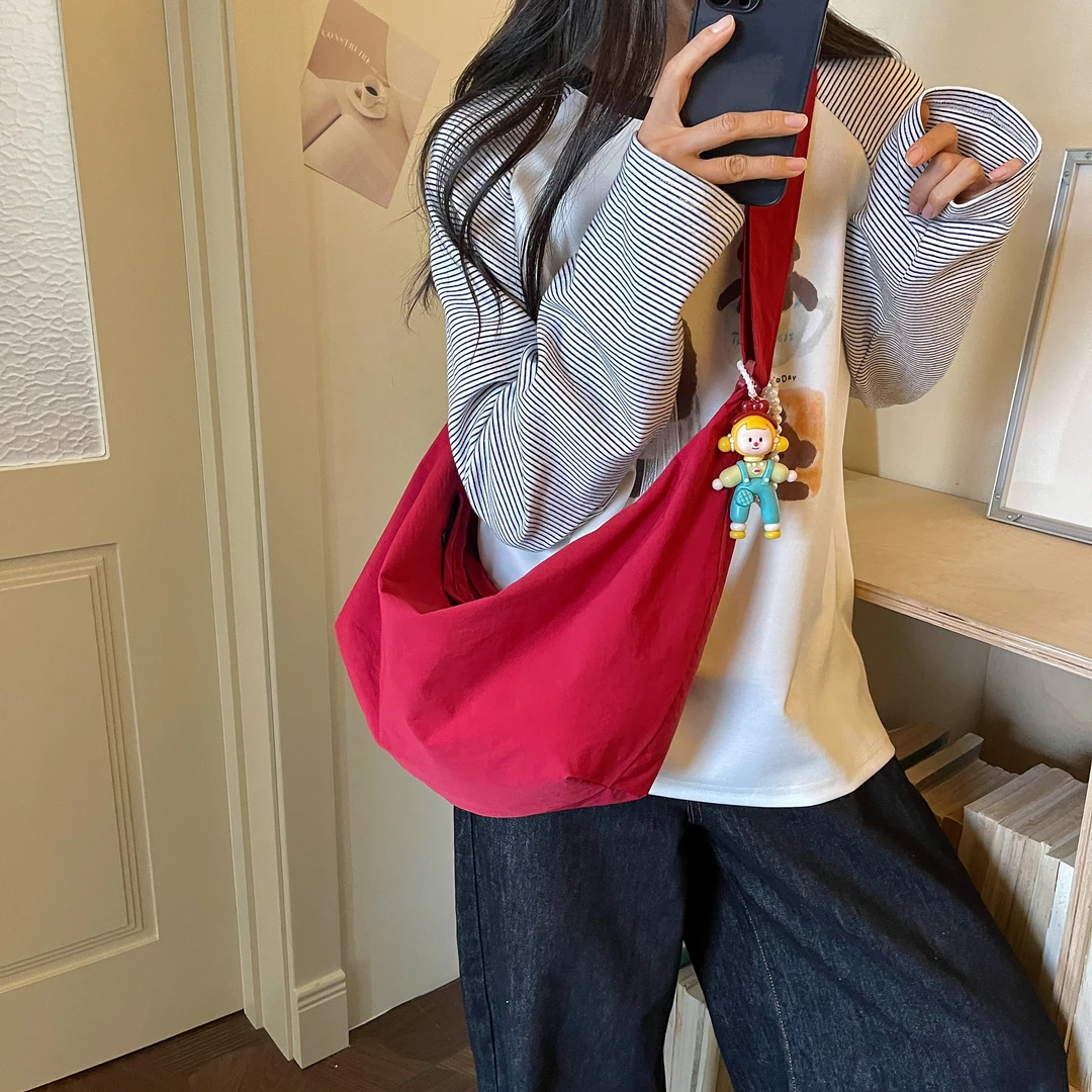 SEVEN BAG 加厚款韩系简约饺子包2026时尚休闲百搭单肩斜挎包