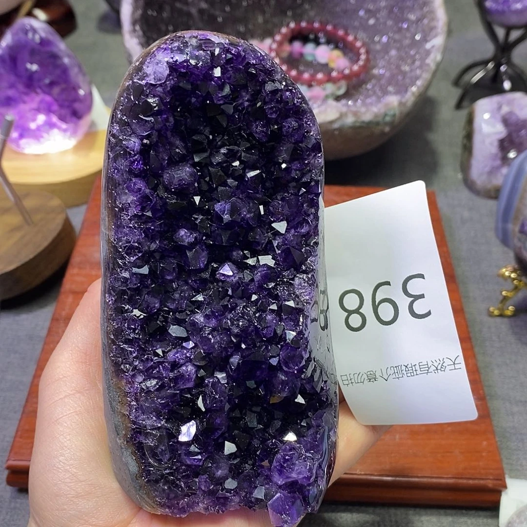 紫晶未镶嵌珠宝半成品