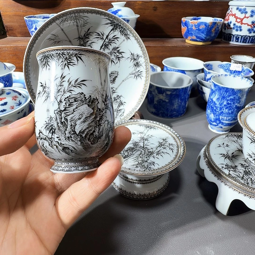 炫***花泥塑主人杯手工手绘