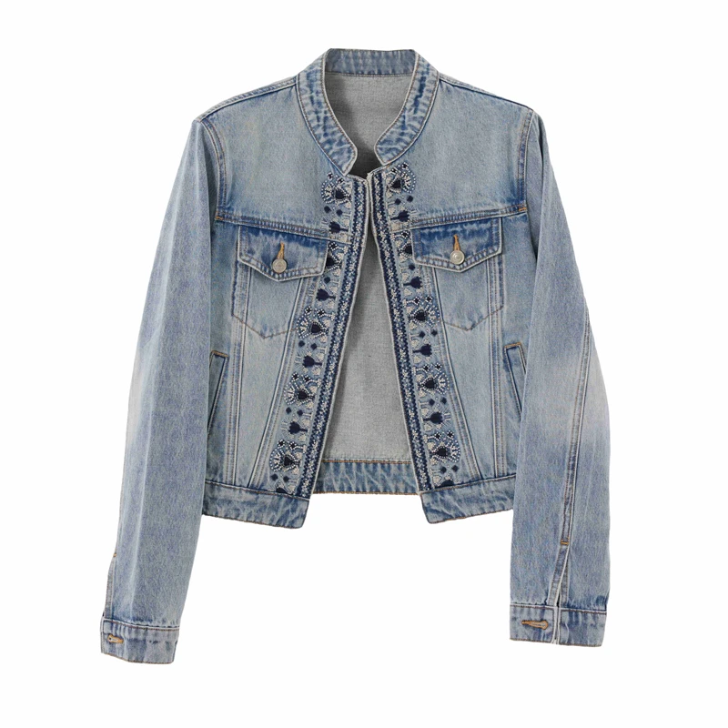 【小魏】秋季短款牛仔外套女装洋气百搭25W5872
