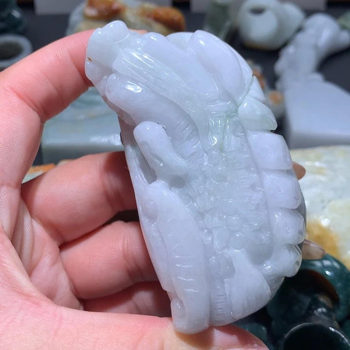 翡翠未镶嵌颈饰保真天然A货翡翠