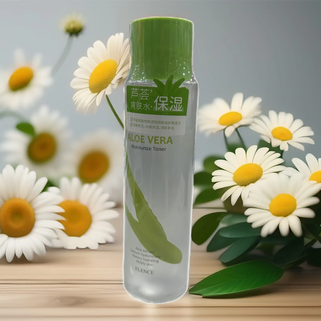 艾丽施芦荟清新保湿爽肤水400ml补水