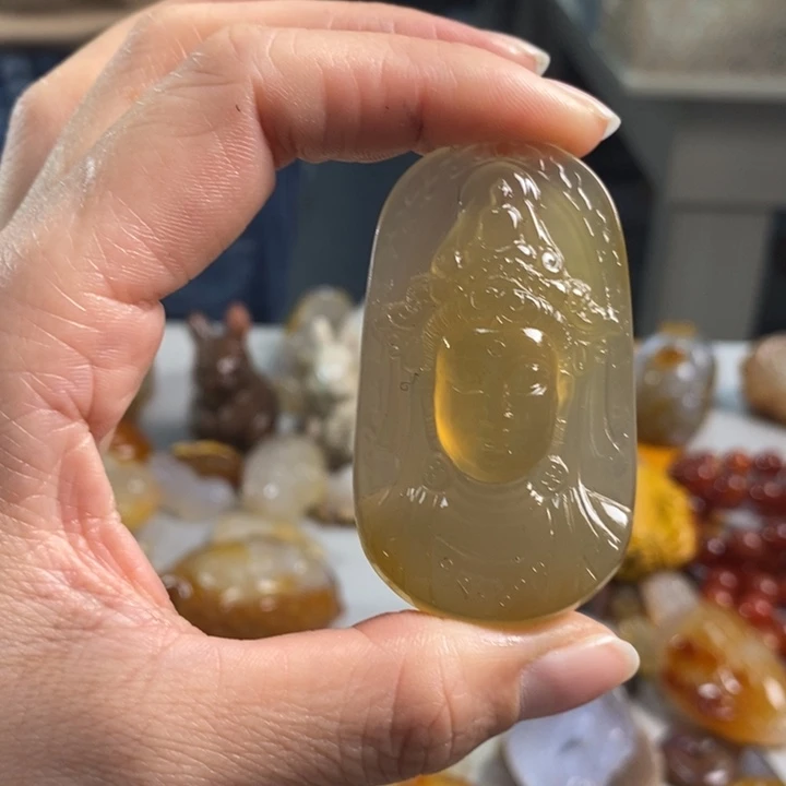 玛瑙/玉髓吊坠(不含链)未镶嵌