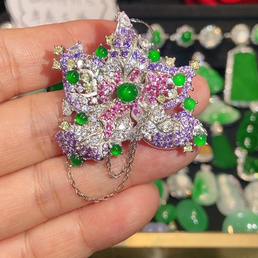 【闪购商品】颈饰未镶嵌翡翠天然翡翠