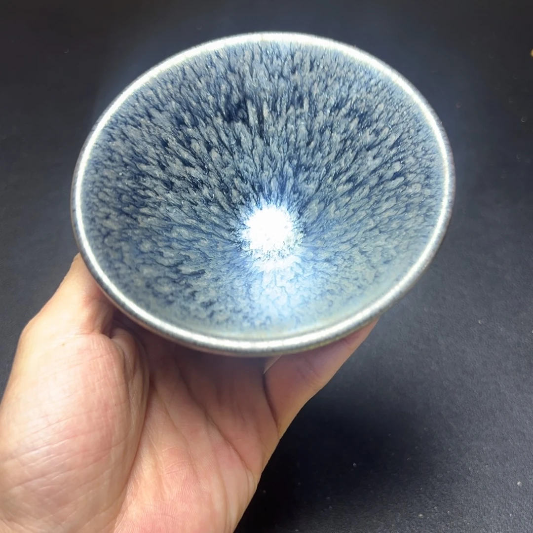 茶盏斗笠建窑建盏主人杯