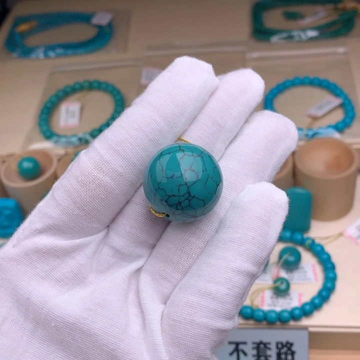 未镶嵌绿松石珠宝奇石23