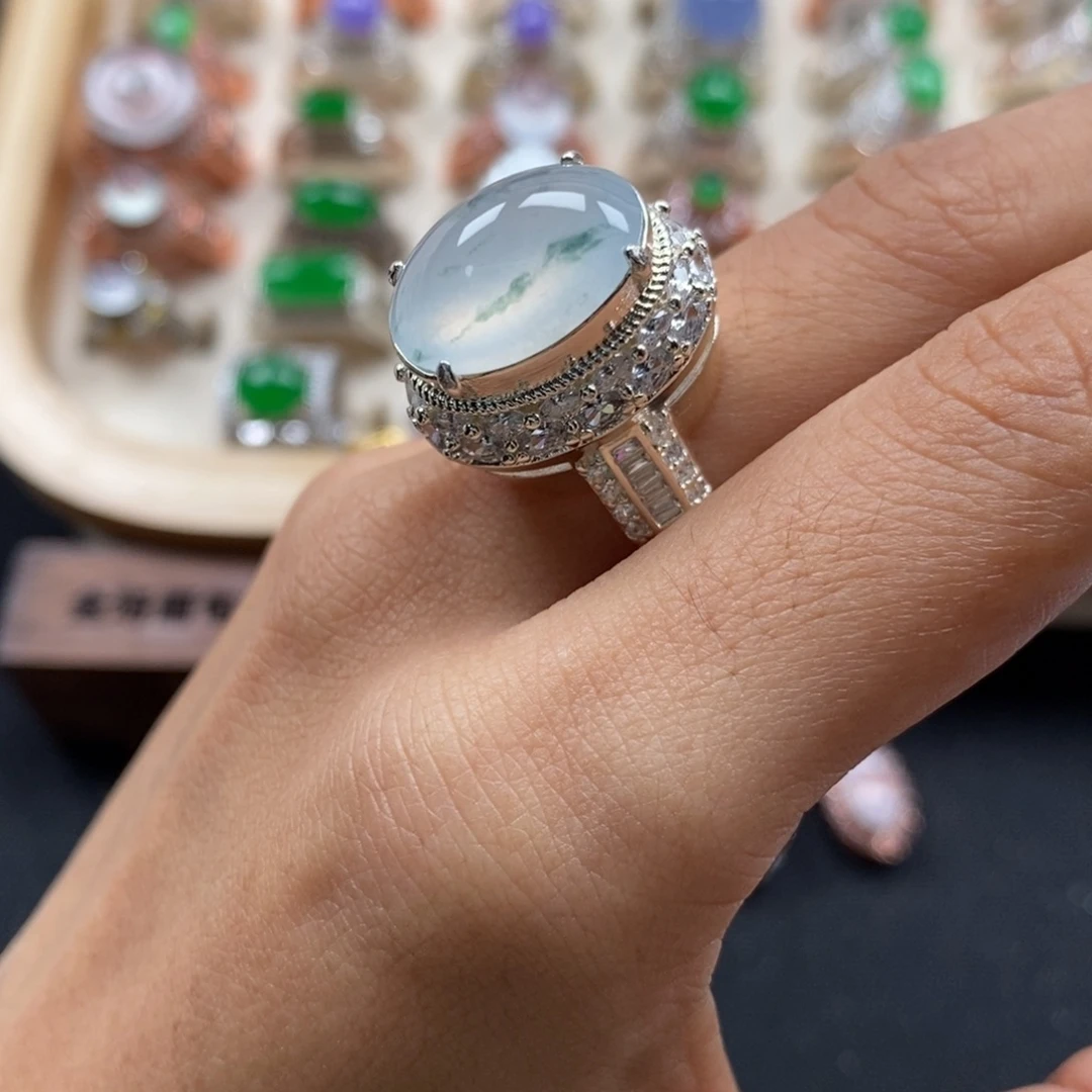 翡翠裸石缅甸天然a货翡翠