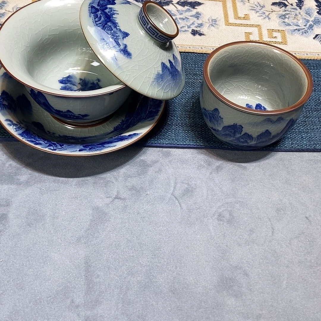 陶简装家用陶瓷茶具