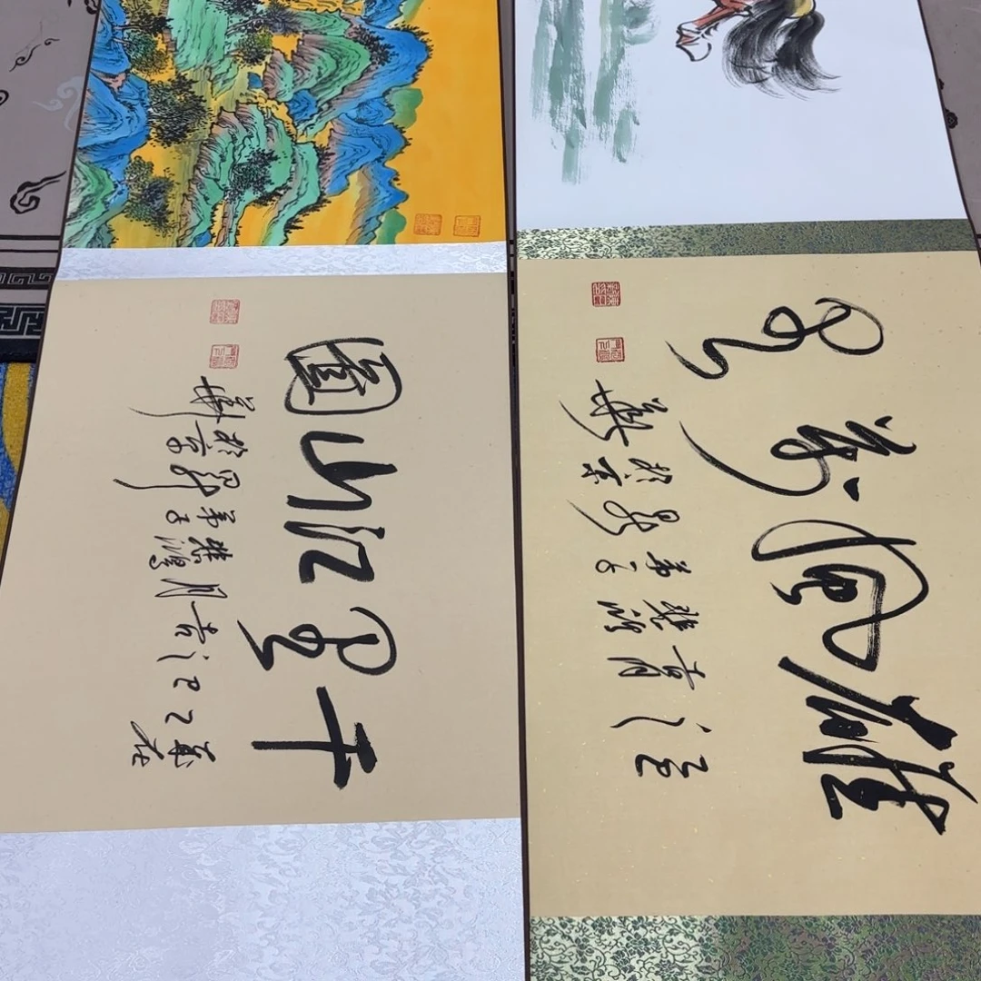 D***d书法作品多次参加
