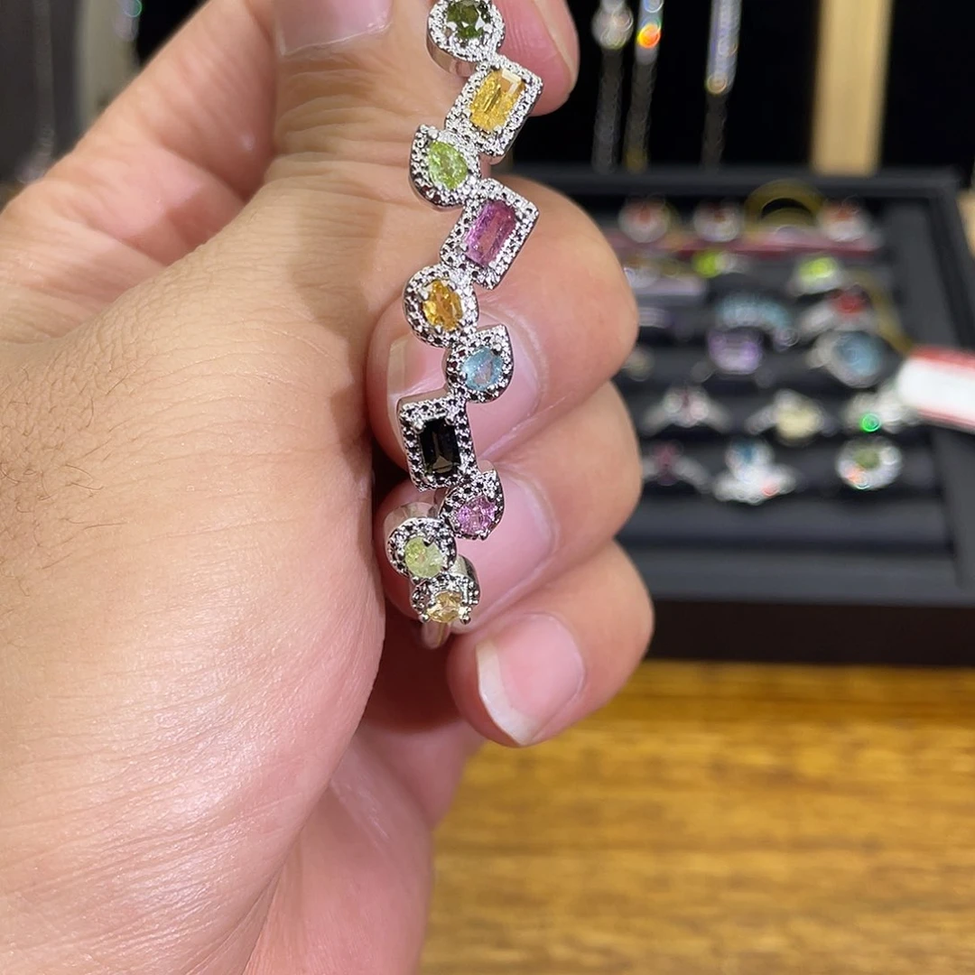 紫晶珠宝半成品未镶嵌