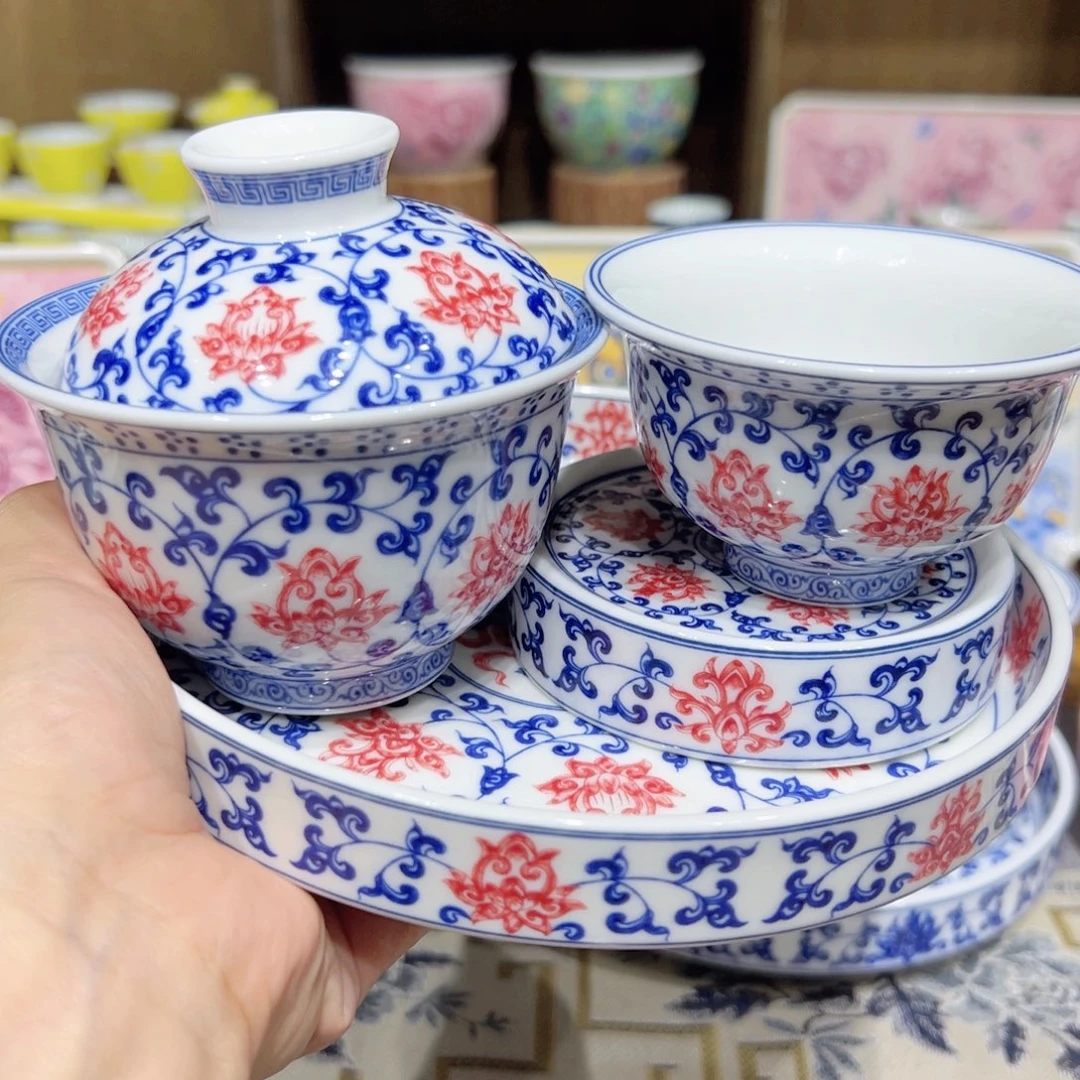 景德镇陶瓷茶具直播间