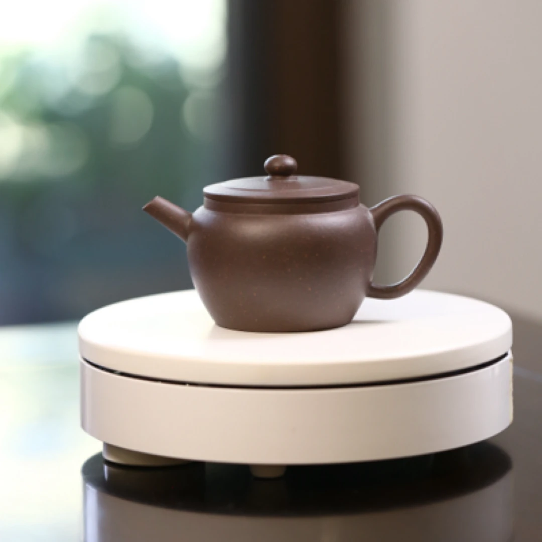 手慢无超薄胎季山圆壶 130cc 原矿青灰砂