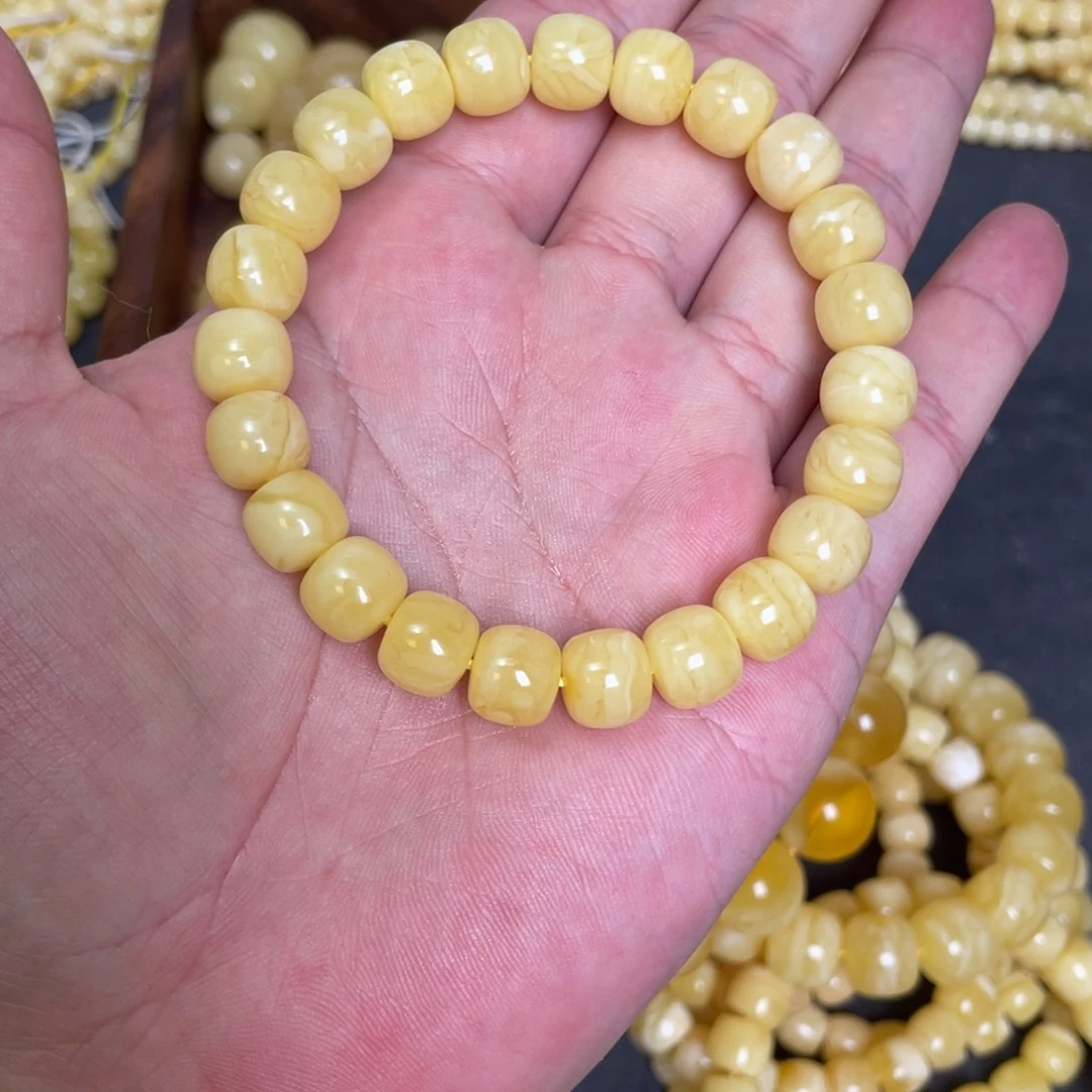 未镶嵌蜜蜡裸石蜜蜡手串10mm