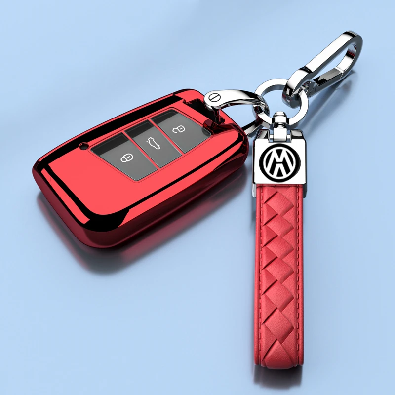 适用于大众帕萨特车钥匙套2025款迈腾CC装饰防摔保护壳包个性扣链