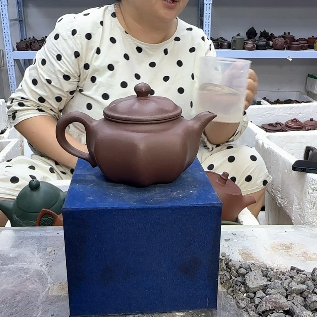 茶壶紫砂宜兴紫砂壶瑕疵处理