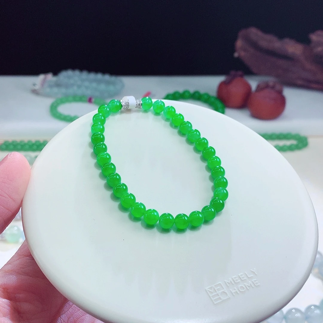 翡翠未镶嵌手链卡6