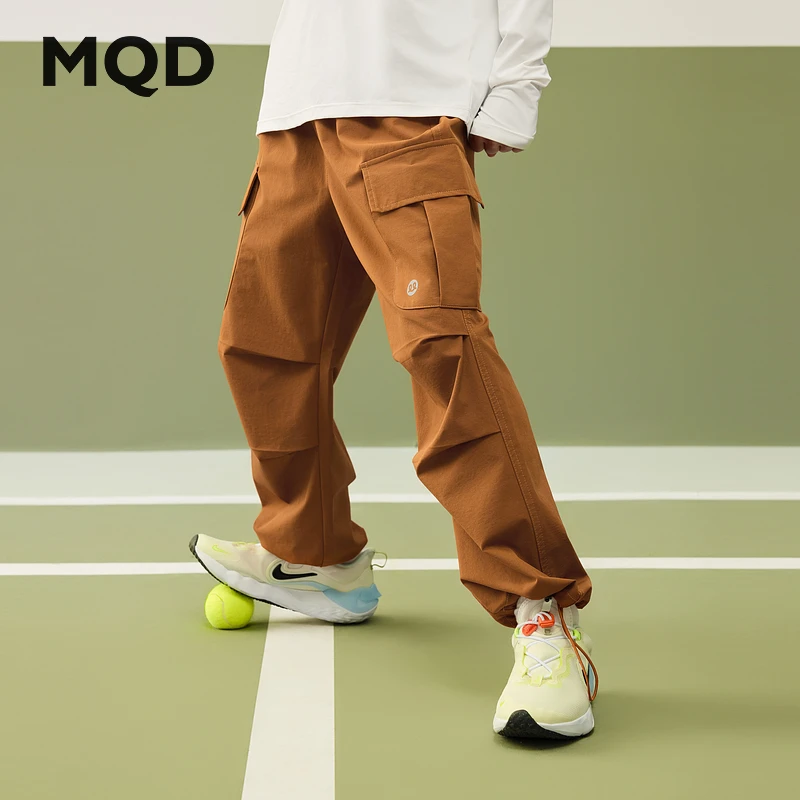 MQD童装25春季新品工装裤露营登山春游伞兵裤休闲裤9651W1533