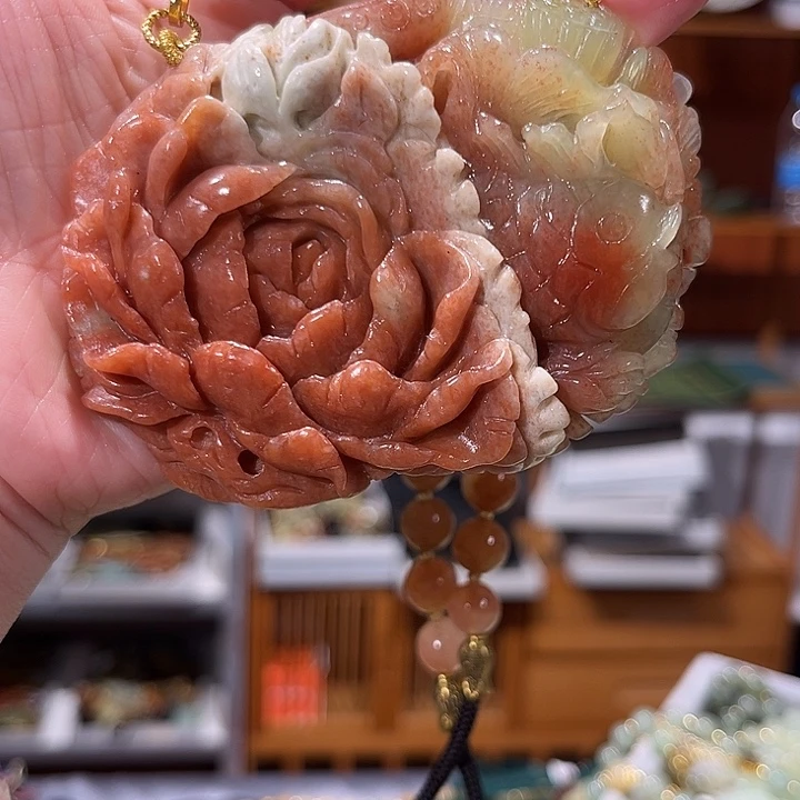 未镶嵌岫玉毛衣链
