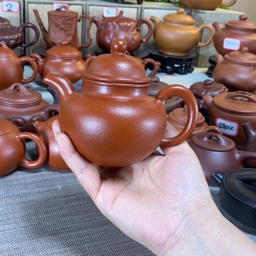 【闪购商品】茶壶紫砂掇球壶300毫升全手工制作