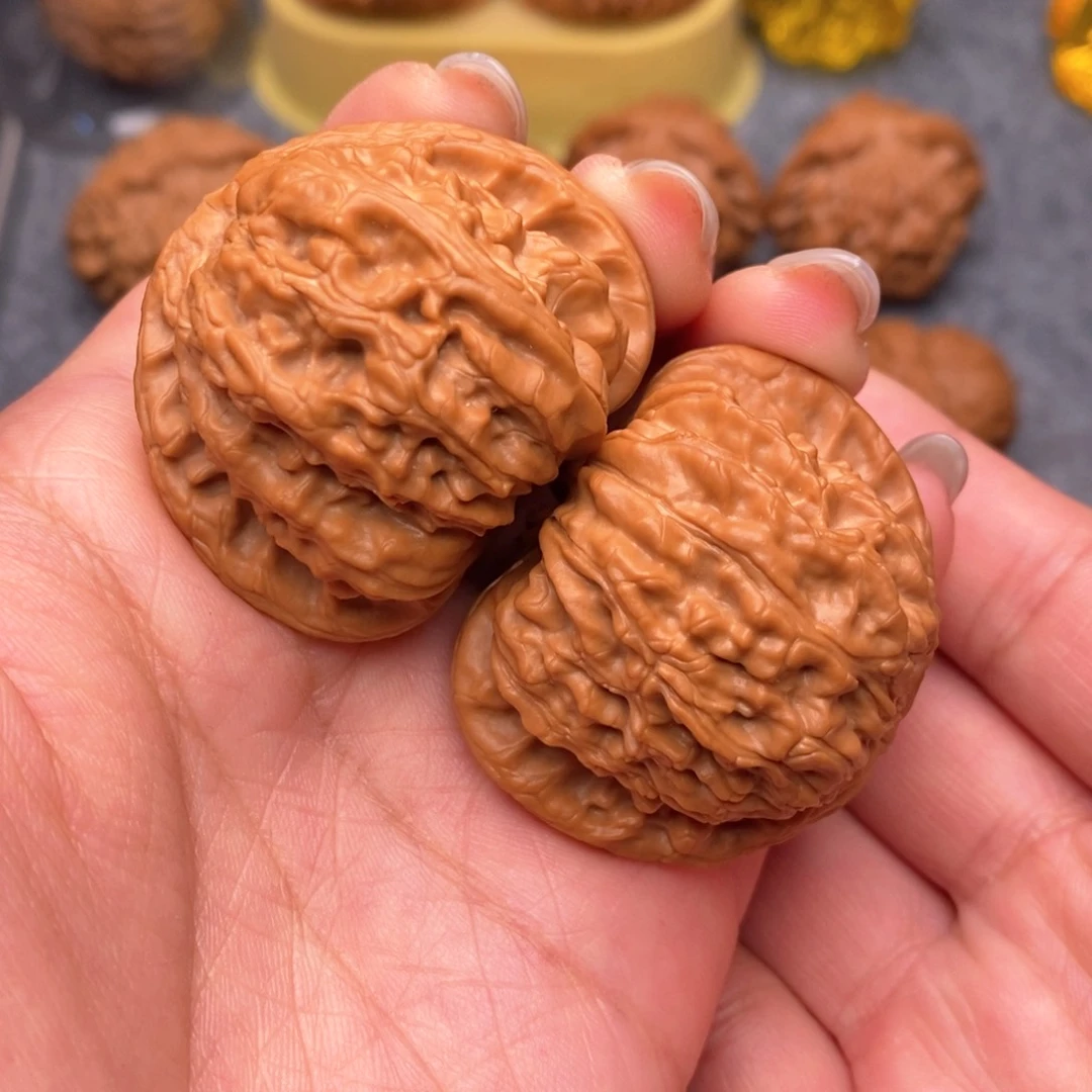 文玩核桃把件毕业白狮子43全品