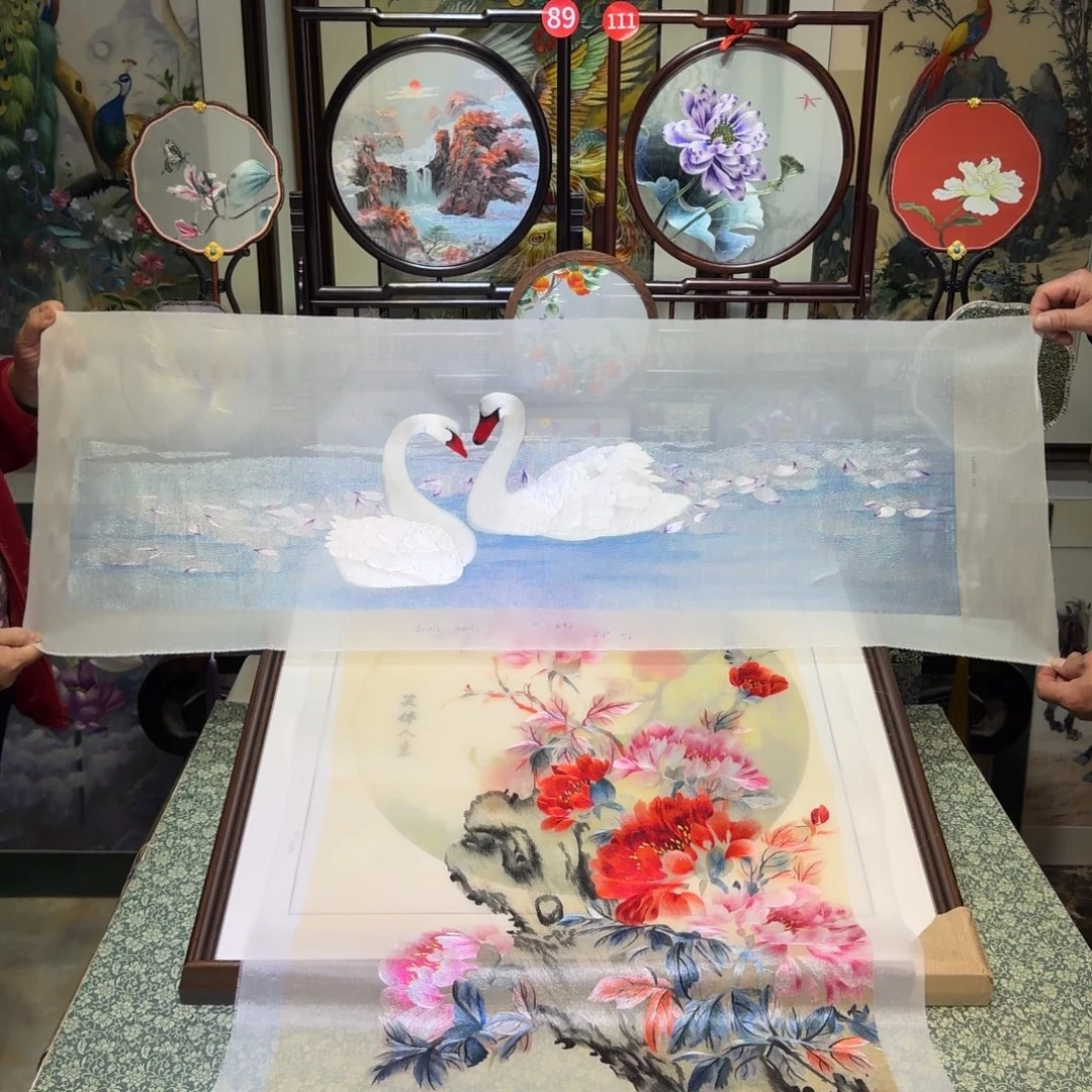 刺绣手工苏绣工艺制作技艺精湛