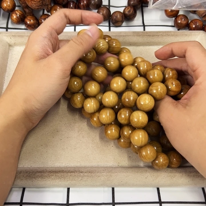 手串/手链黄花梨/降香黄檀18mm圆珠垒垒