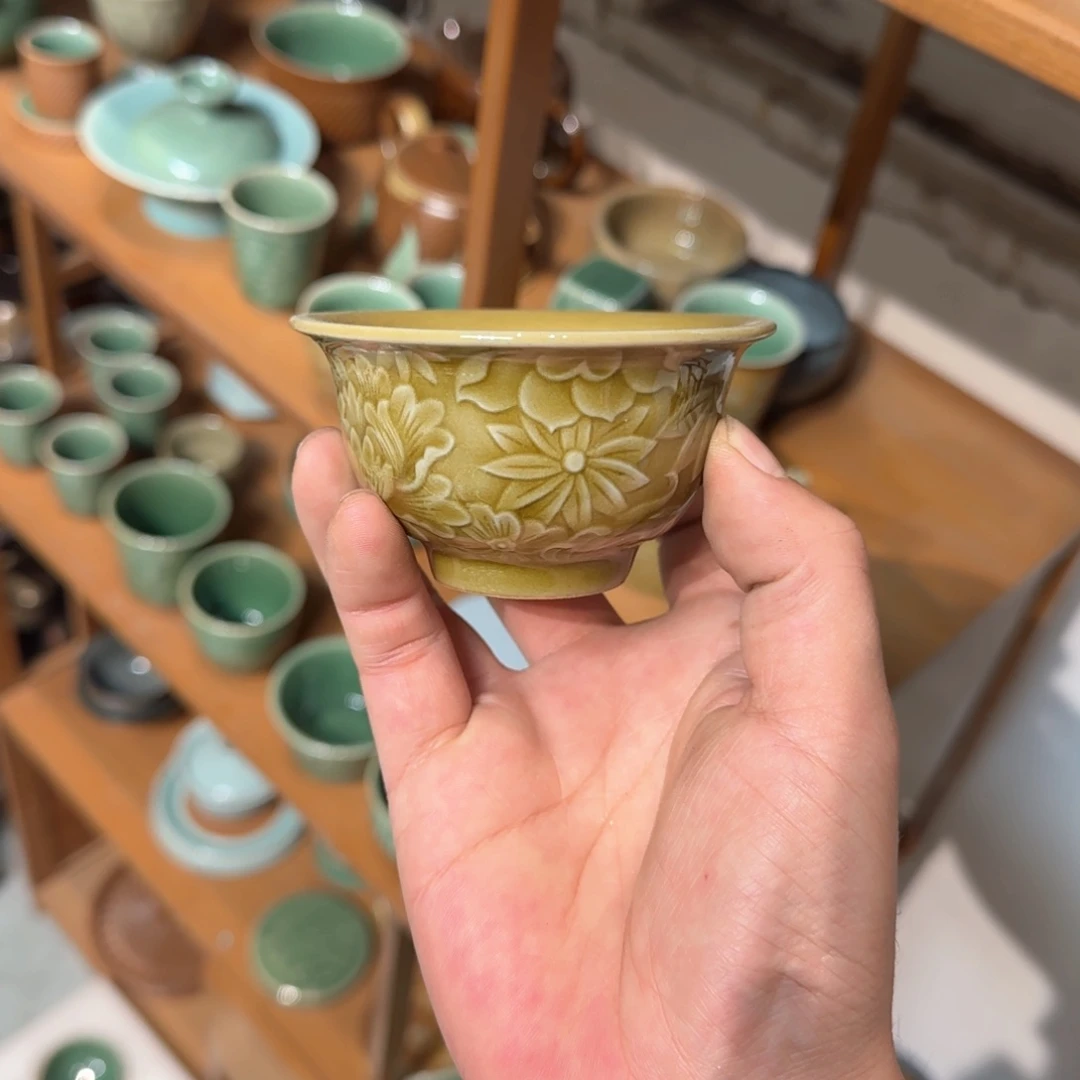 小金茶具青瓷茶器