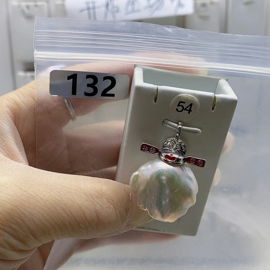 颈饰合金淡水珍珠