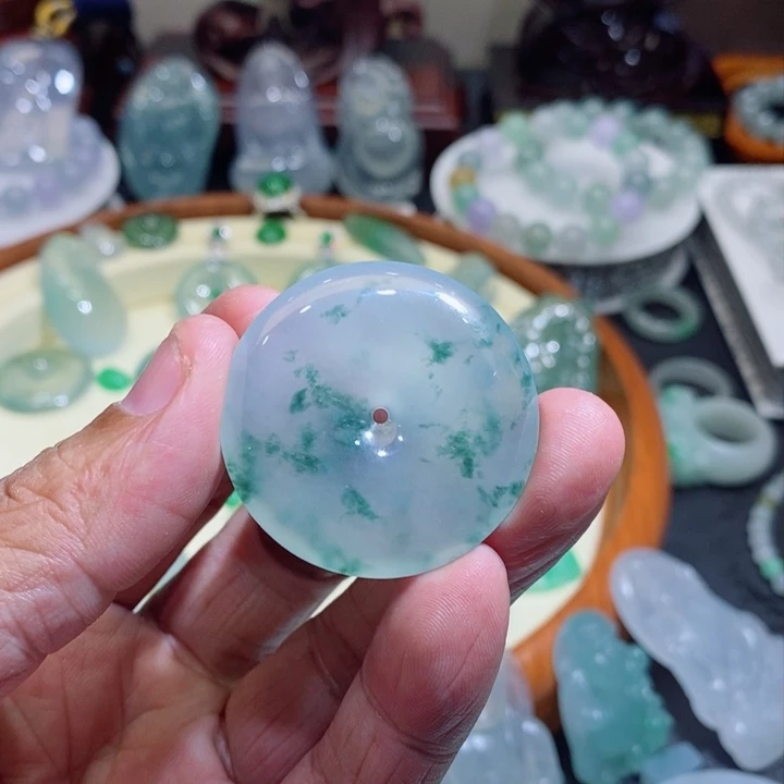 未镶嵌定制翡翠翡翠扣子