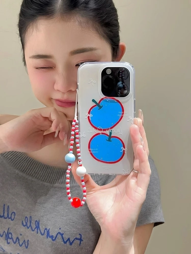 蓝色苹果苹果16手机壳vivox200华为iqooneo9小米opporeno13荣耀