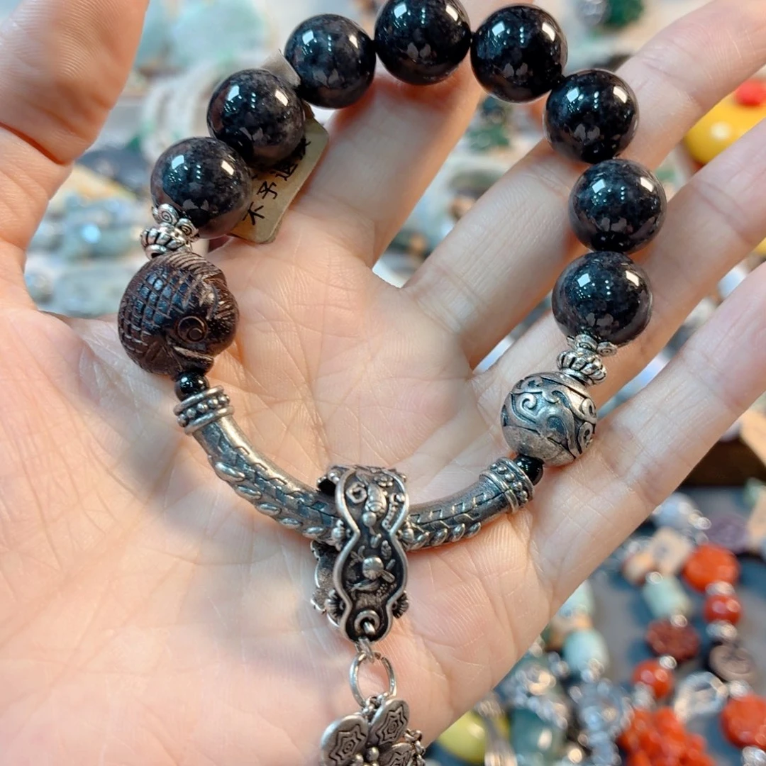 未镶嵌手链翡翠小**儿手串