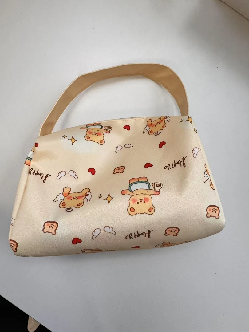 专享【京かわ会社】可爱卡通布包通勤小拎包 花色随机介意勿拍