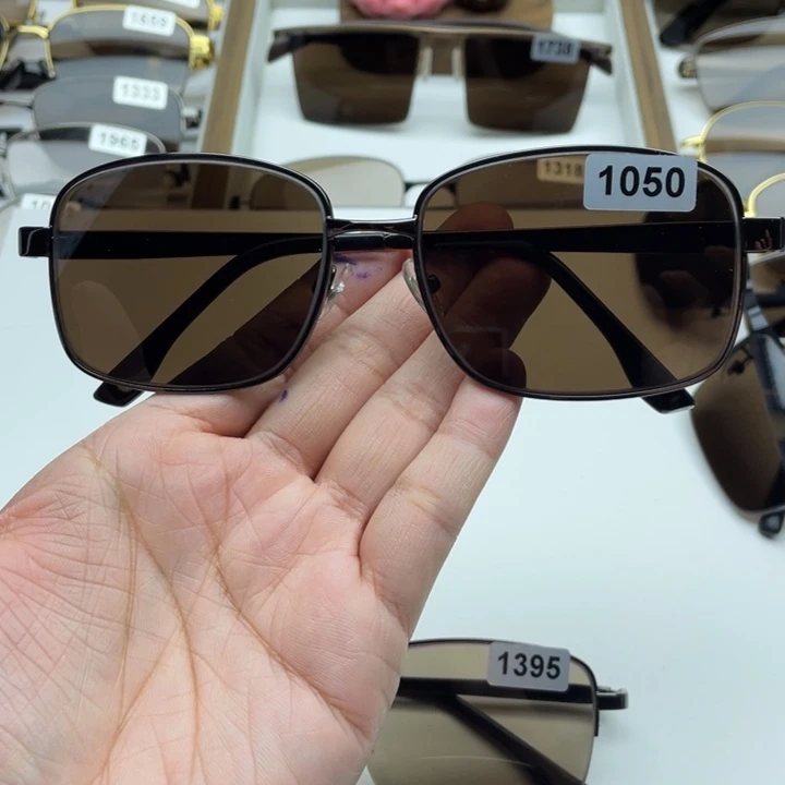 茶水晶全框眼镜 1050