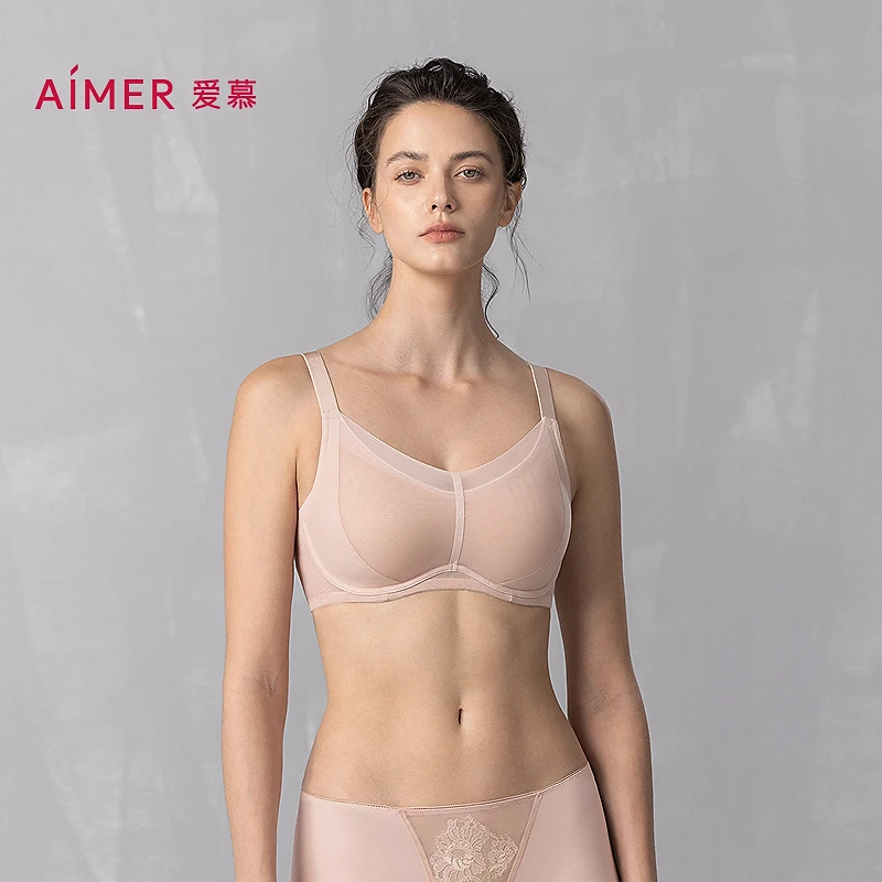 爱慕流金3/4软托连体三明治大罩杯AM11A751