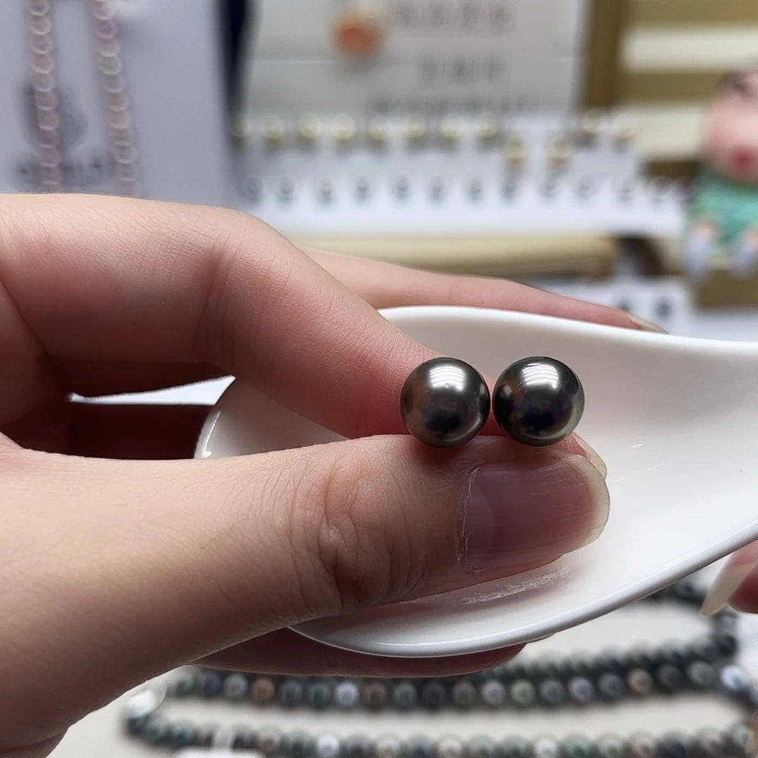 耳饰海水珍珠银S925镶嵌