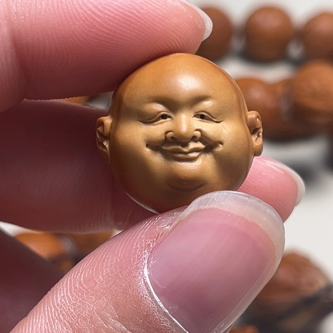 橄榄核吊坠2.15笑佛头