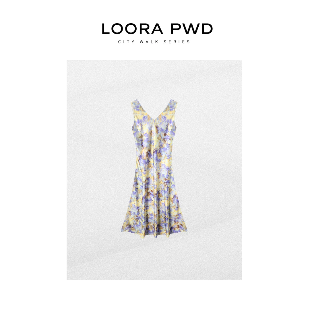 LOORAPWD/罗拉密码 2025新款时尚染色连衣裙25CJBC0026N