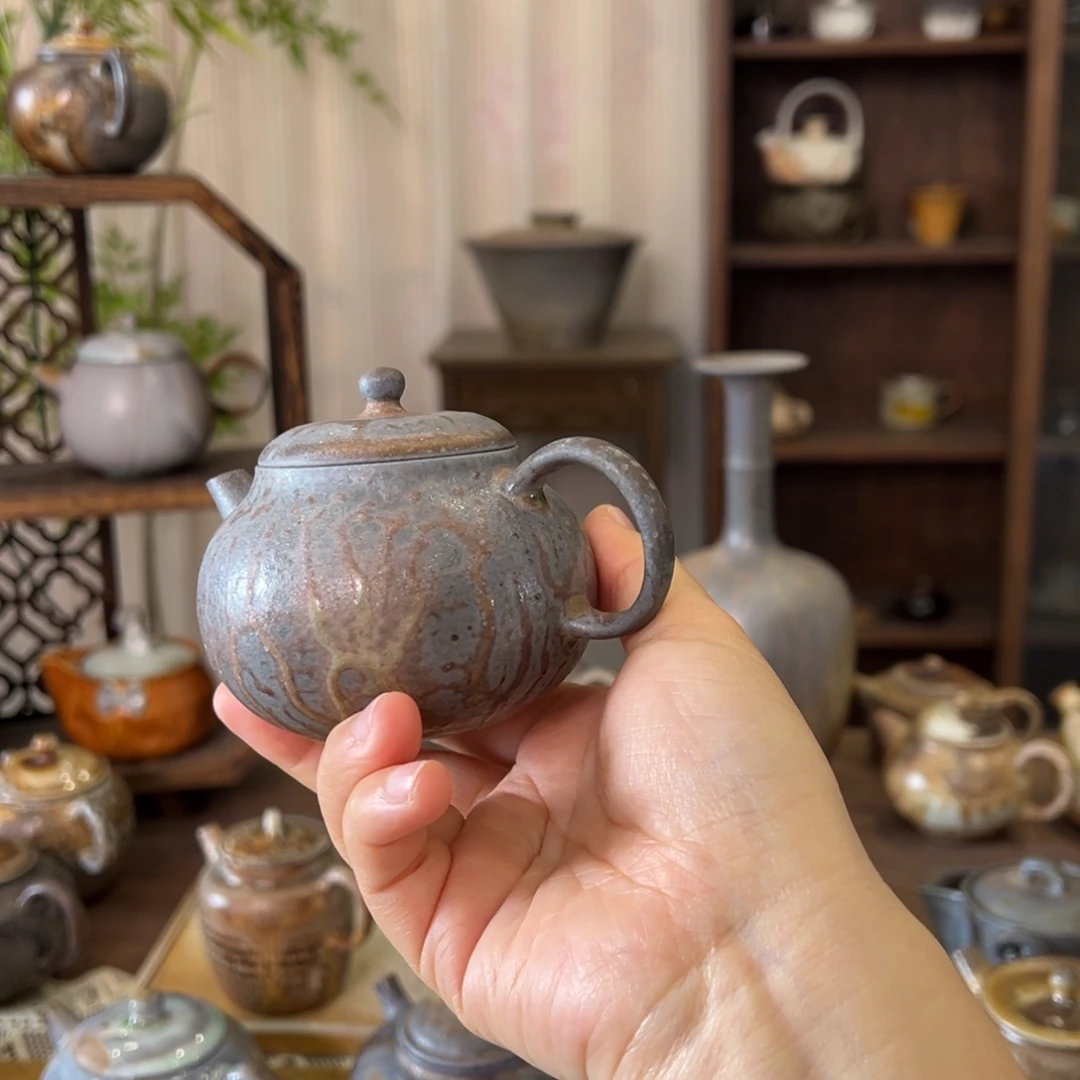 50中白小藏梨壶柴烧