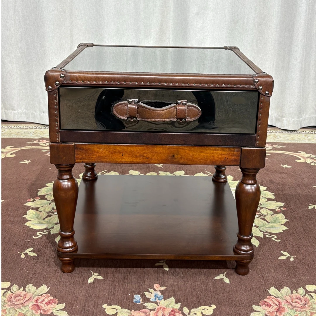 ST081-9011B方几580*580*580复古元素边几美观实用