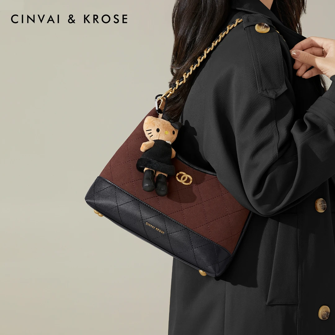 【CinvaiKrose旗舰店】托特包包女款2025新款秋冬腋下斜挎包流浪包