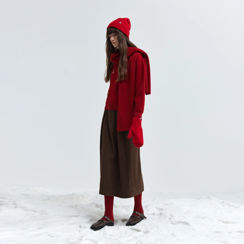 FLORA&AILEY圆领圣诞小狗套头衫F4471AT1680110