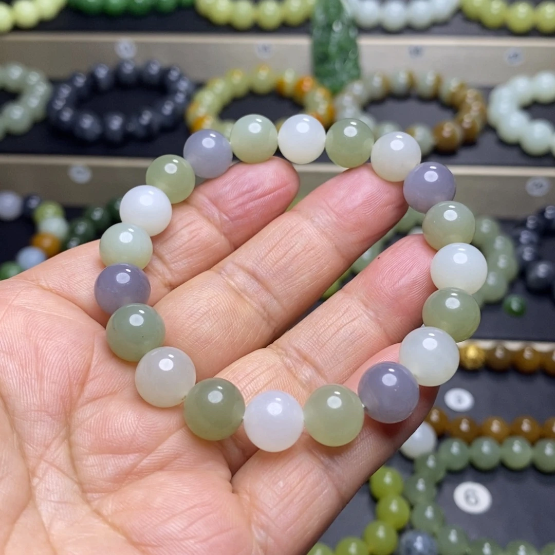 和田玉未镶嵌手串