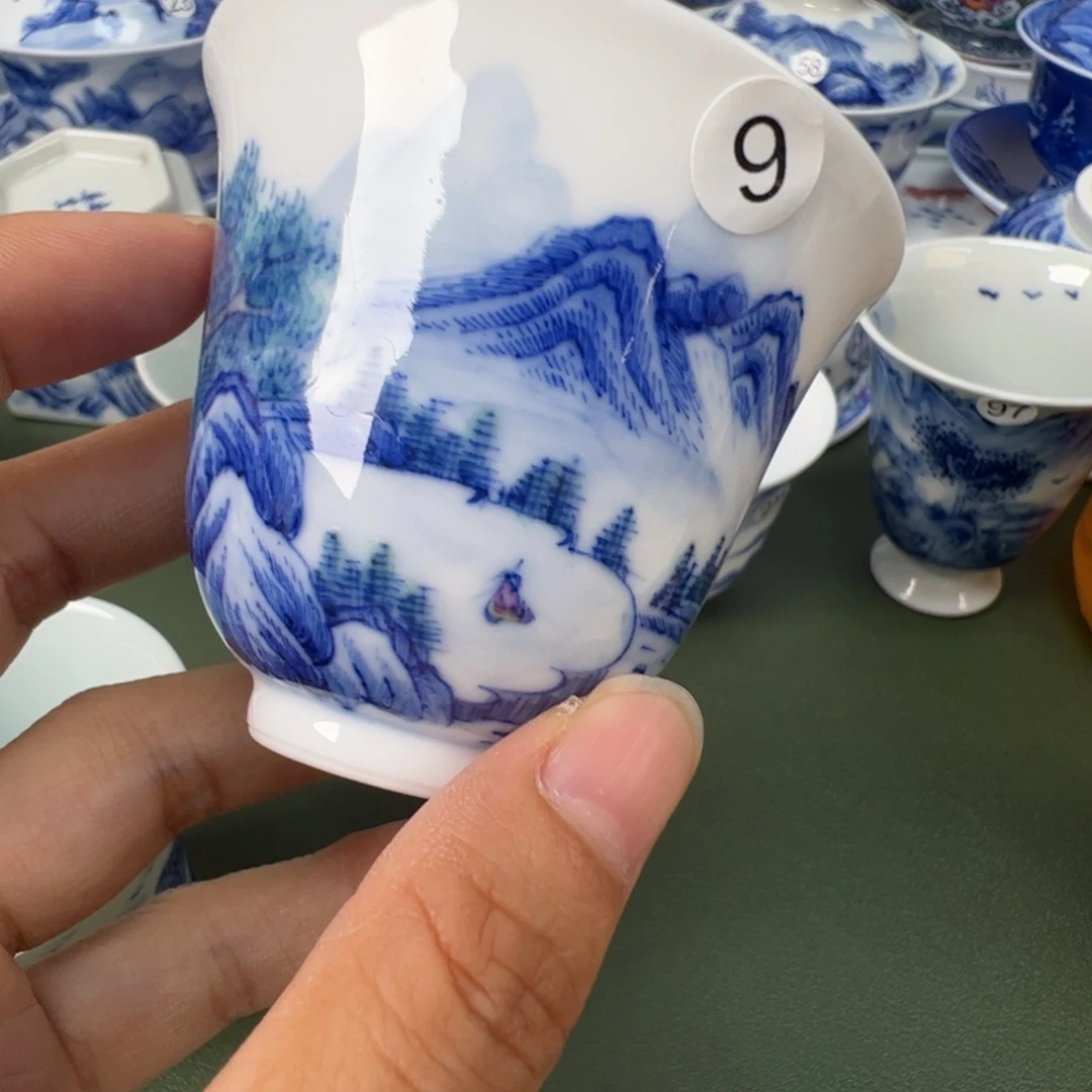 景德镇纯手工纯手绘茶具木木9